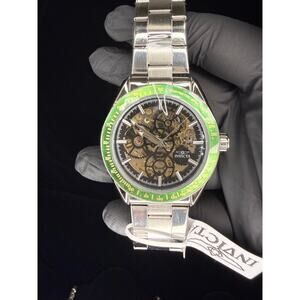 Automatic Invicta Objet D Art Skeleton Dial Men's Watch 43mm Steel Model 69452